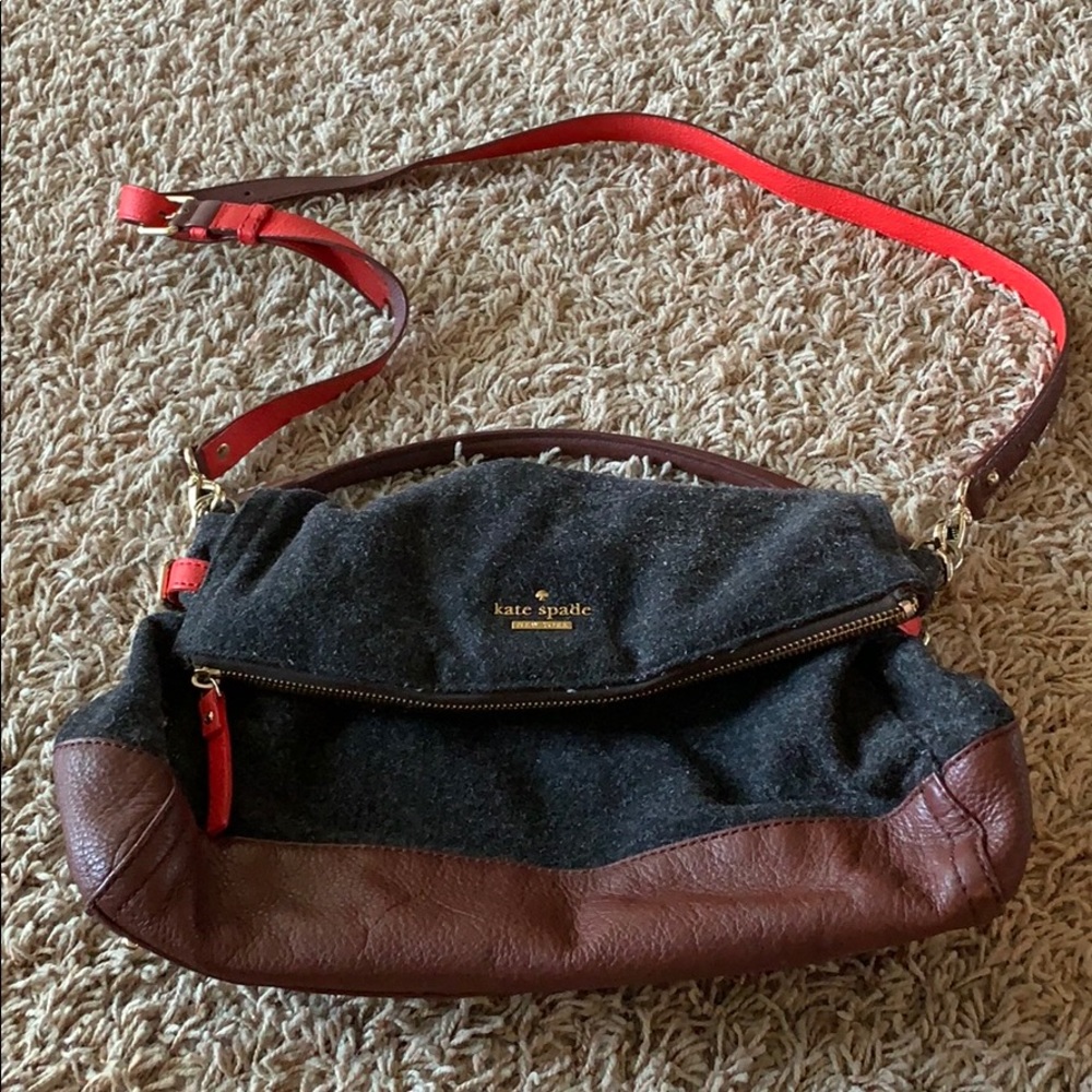 Kate Spade Black and Brown Purse
